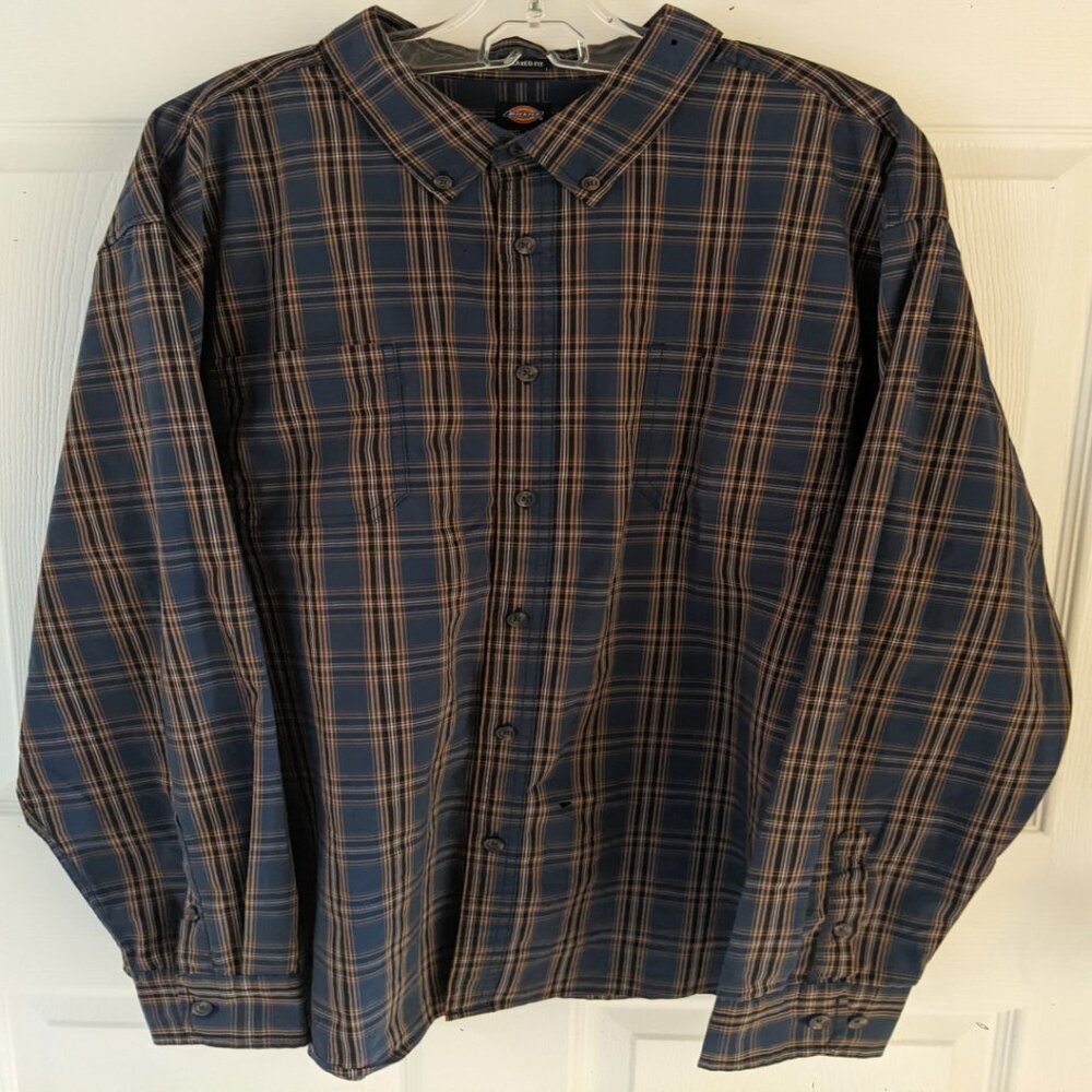 Dickies Plaid Button Down